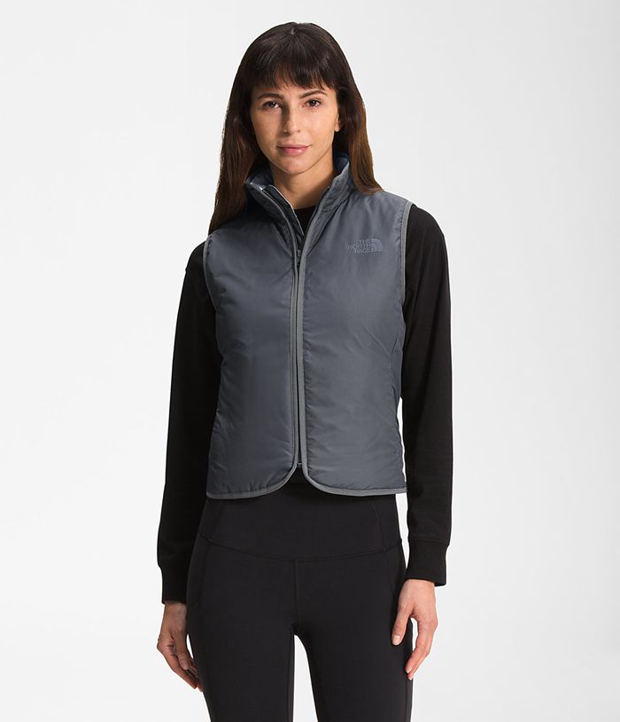 The North Face Womens Vests City Standard Insulated 693QMFNBK - Grey